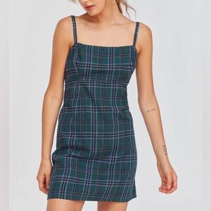 Urban outfitters plaid mini dress